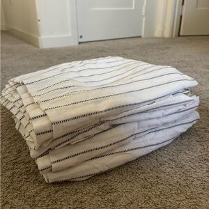 Hearth & Hand Railroad Stripe Curtains